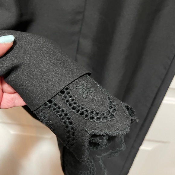 Madewell Duskway Eyelet Dress In Black - Picture 8 of 11